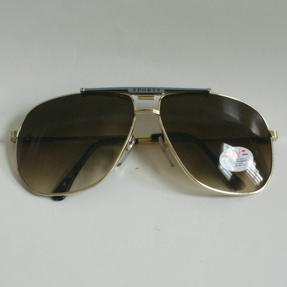 NWT TruVintage 80's Navigator Sports aviator gradient smoke classic sunglasses - Picture 6 of 8